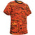 Digital Orange Camouflage - Military T-Shirt