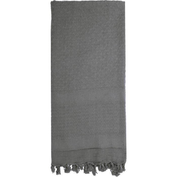 Grey - Solid Color Shemagh Tactical Desert Scarf Grey - Solid Color Shemagh Tactical Desert Scarf