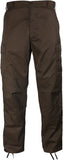 Brown - Military BDU Pants - Polyester Cotton Twill
