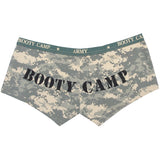 ACU Digital Camouflage - Womens BOOTY CAMP Booty Shorts - Cotton Spandex ACU Digital Camouflage - Womens BOOTY CAMP Booty Shorts - Cotton Spandex