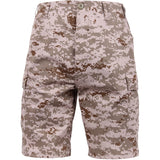 Digital Desert Camouflage - Tactical Cargo BDU Shorts - Polyester Cotton Twill - Button Fly Digital Desert Camouflage - Tactical Cargo BDU Shorts - Polyester Cotton Twill - Button Fly