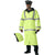 Safety Green To Black - Reflective High-Visibility Reversible Rain Parka with Hood Safety Green To Black - Reflective High-Visibility Reversible Rain Parka with Hood