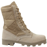 Desert Tan - Panama Sole Military Speedlace Jungle Boots - Leather 8 in. Desert Tan - Panama Sole Military Speedlace Jungle Boots - Leather 8 in.