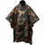 Woodland Camouflage - GI Enhanced Military Style Poncho - Polyester Ripstop