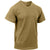 Brown - Military GI Type Short Sleeve T-Shirt - 100% Cotton