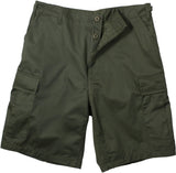 Olive Drab - Tactical Cargo BDU Shorts - Cotton Rip-Stop - Button Fly Olive Drab - Tactical Cargo BDU Shorts - Cotton Rip-Stop - Button Fly