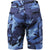 Sky Blue Camouflage - Military BDU Shorts Tactical Army Camo Cargo Shorts