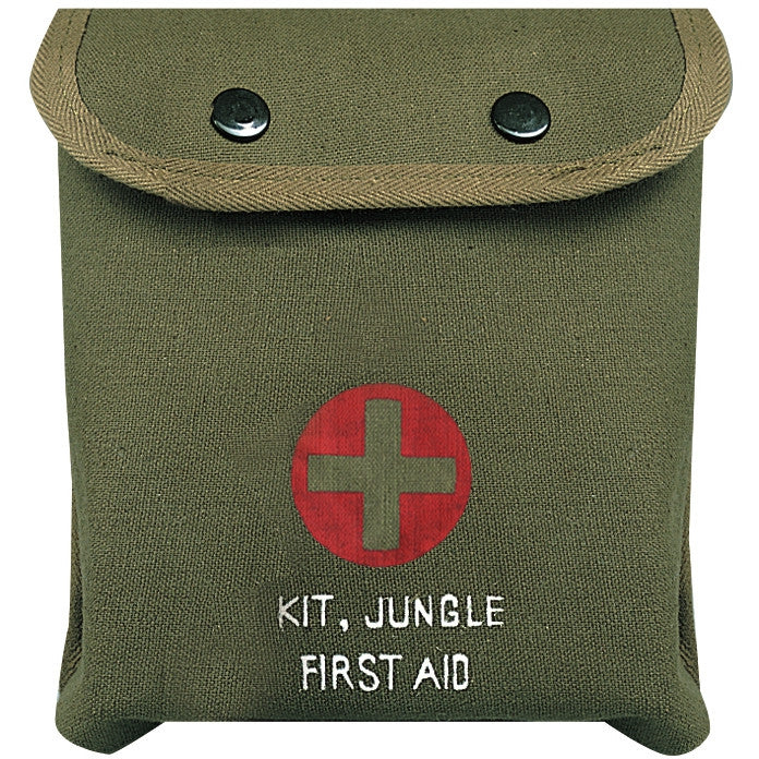 Olive Drab - M-1 Jungle First Aid Kit with Contents Olive Drab - M-1 Jungle First Aid Kit with Contents