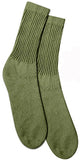 Olive Drab - Military Crew Socks - USA Made