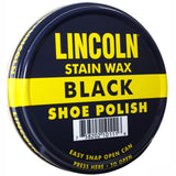 Lincoln Black USMC Official Stain Wax Shoe Polish - USA Made 2 1/8 oz