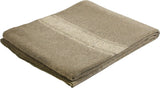Khaki Tan - Italian Army Surplus Style Wool Blanket Khaki Tan - Italian Army Surplus Style Wool Blanket