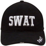 Black - Law Enforcement SWAT Deluxe Adjustable Cap