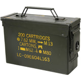 .30 Cal. Metal Ammo Can - Original US Military Surplus Used M19A1 .30 Cal. Metal Ammo Can - Original US Military Surplus Used M19A1