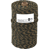 Woodland Camouflage - Military Grade 550 LB Tested Type III Paracord Rope 300' - Nylon USA Made