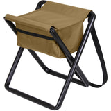 Coyote Brown - Military Deluxe Folding Stool with Pouch