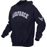 Navy Blue - Military US Air Force Pullover Hoodie Sweatshirt