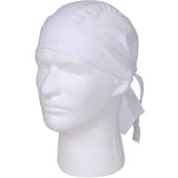 White - Solid Color Headwrap