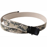 ACU Digital Camouflage - Military Web Belt with Black Buckle ACU Digital Camouflage - Military Web Belt with Black Buckle