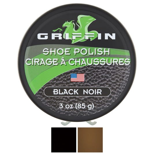 Griffin Shoe Polish - Classic Water-Resistant Leather Shoe Polish 3 Oz