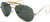 Green Lenses - US Air Force Style Aviator Suglasses with Case