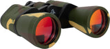 Woodland Camouflage - Military GI Style Wide Angle Binoculars 10 x 50mm