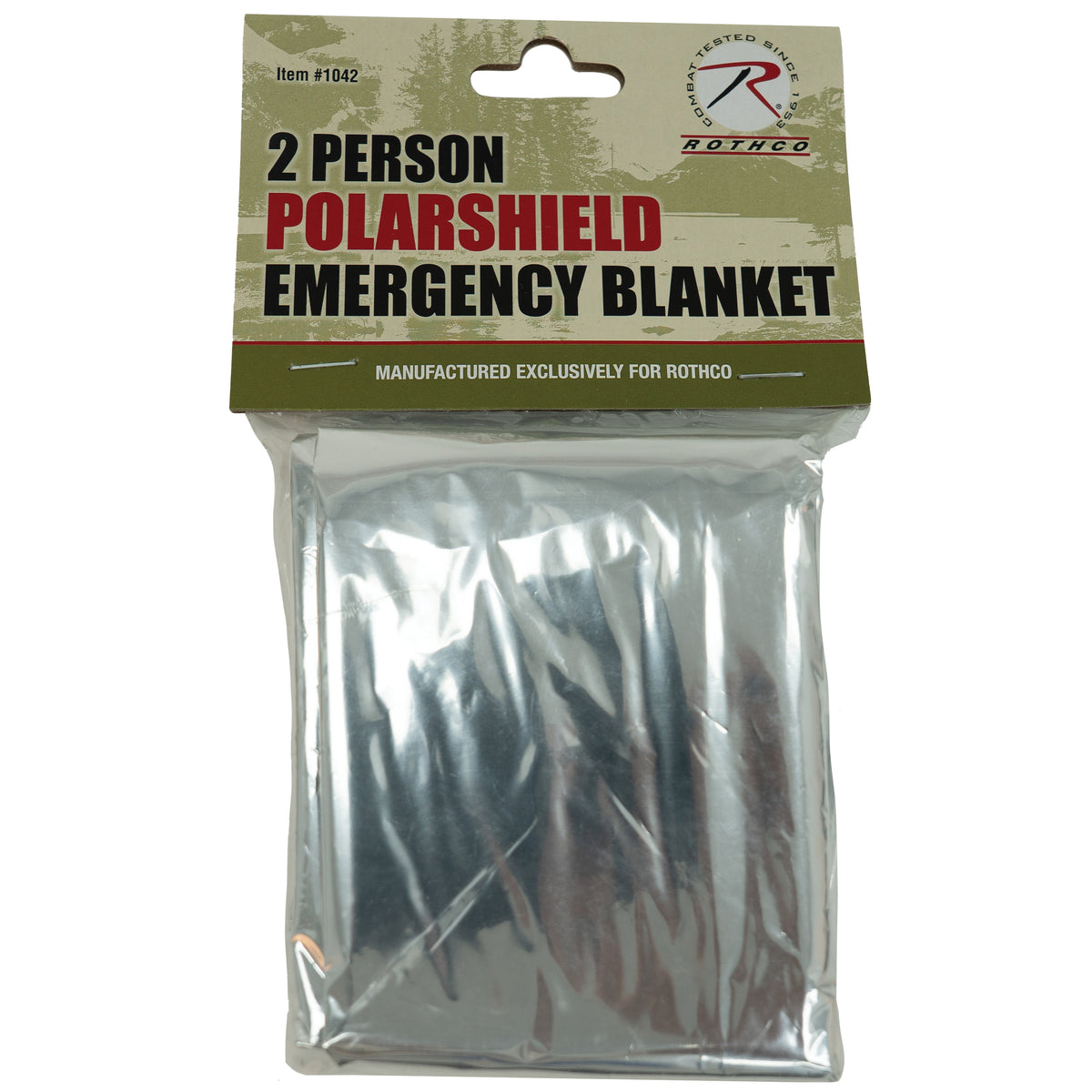 2 Person Polarshield Survival Emergency Blanket Lightweight Waterproof Thermal Blanket (96" x 60")