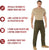 Ranger Green - Tactical BDU Pants Cargo Fatigues - Poly/Cotton Twill - Button Fly
