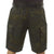 Midnight Woodland Camo - Tactical Cargo BDU Shorts - Polyester Cotton Twill - Button Fly