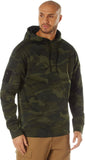 Midnight Woodland Camo - Concealed Carry Hoodie Sweatshirt - 100% Polyester
