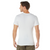 White Short Sleeve Crew Neck T-Shirt - Solid Color T-Shirt with Cotton / Polyester Blend
