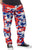 Red White & Blue Camo - Tactical BDU Pants Cargo Fatigues - Poly/Cotton Twill - Button Fly