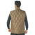 Coyote Brown - Quilted Woobie Vest - Lightweight Insulated Outdoors Vest - Polyester