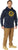 Navy Emblem Pullover Hooded Sweatshirt