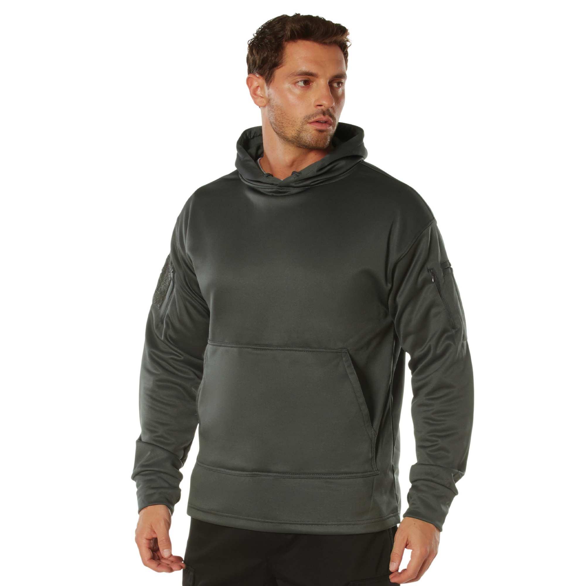 Concealed top carry hoodie