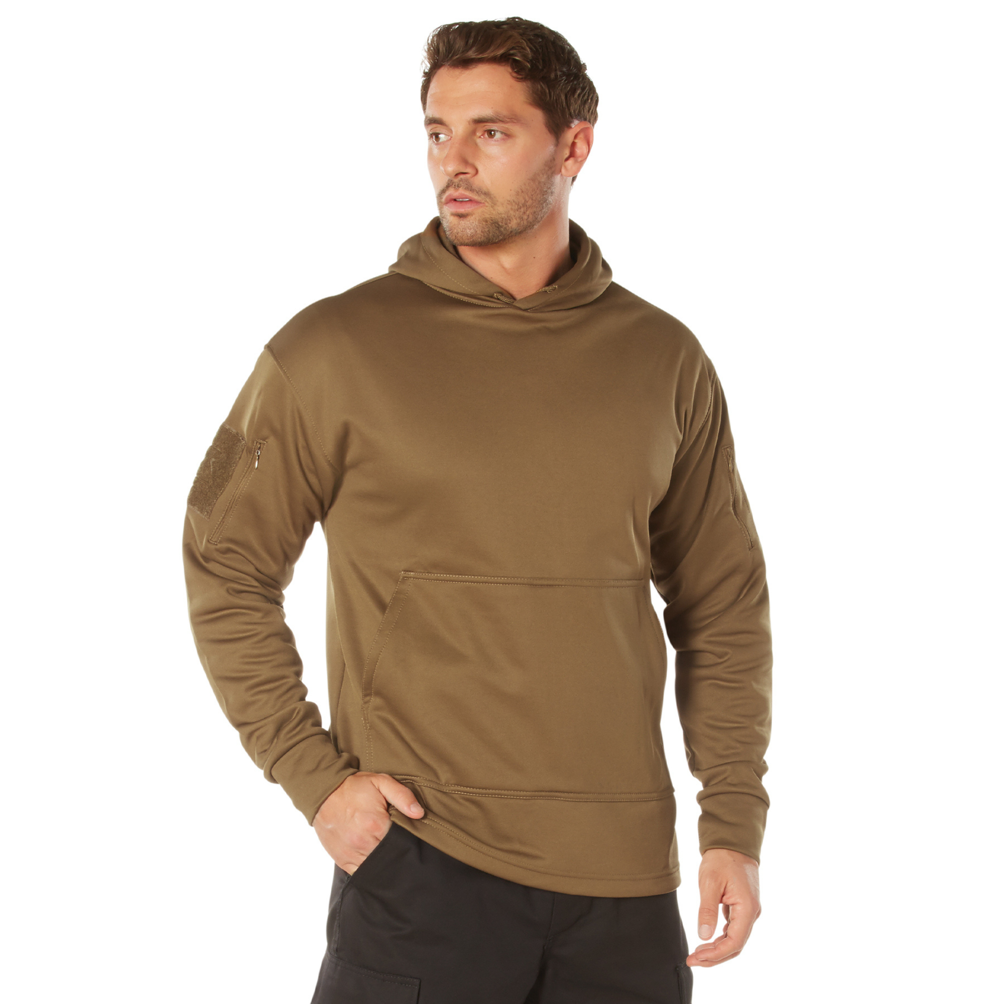 Coyote Brown Tactical Concealed Carry Hoodie Galaxy Army Navy