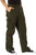Olive Drab - Military Vintage Fatigue Pants with Woodland Camouflage Army Rigid Accent