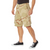 Tri-Color Desert Camouflage - Military Vintage Paratrooper Cargo Shorts