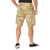 Tri-Color Desert Camouflage - Military Vintage Paratrooper Cargo Shorts