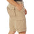 Khaki - Tactical Vintage Paratrooper BDU Cargo Shorts - Poly Cotton - Zipper Fly