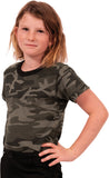 Black Camo - Kids Camo Short Sleeve T-Shirts