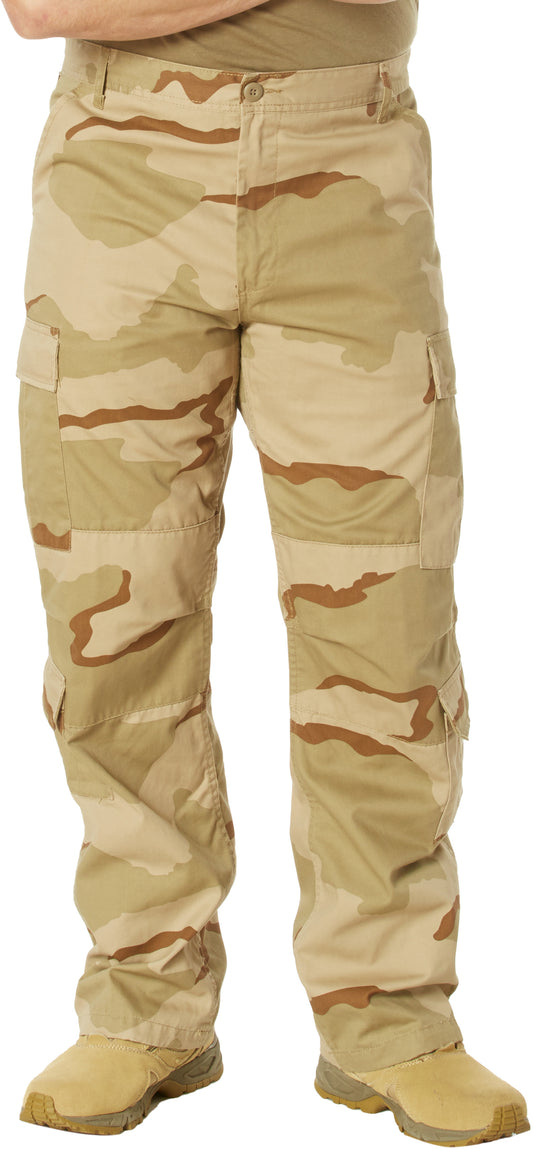 Tri-Color Desert Camouflage - Military Vintage Paratrooper Fatigues