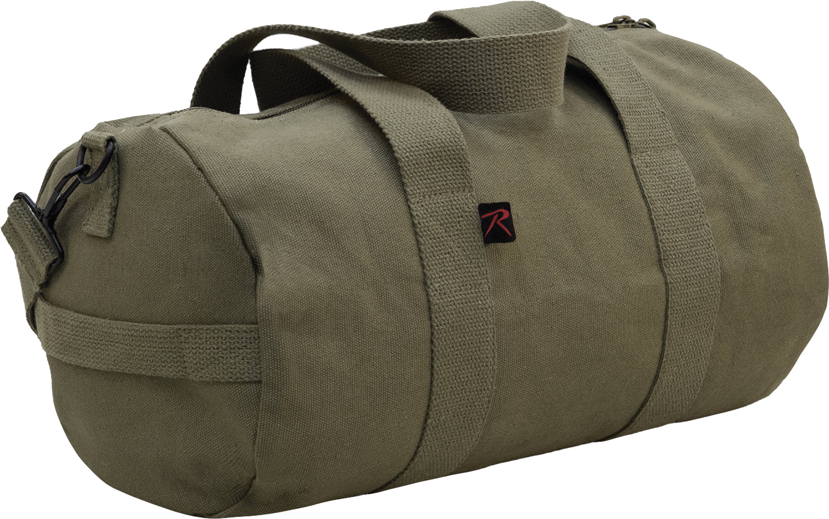 Olive Drab Heavyweight Cotton Canvas Duffle Bag Sports Gym Shoulder & Carry Bag 15