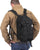 Black Tactical Cross Body Medium Transport Sling Pack - Convertible MOLLE Backpack (17