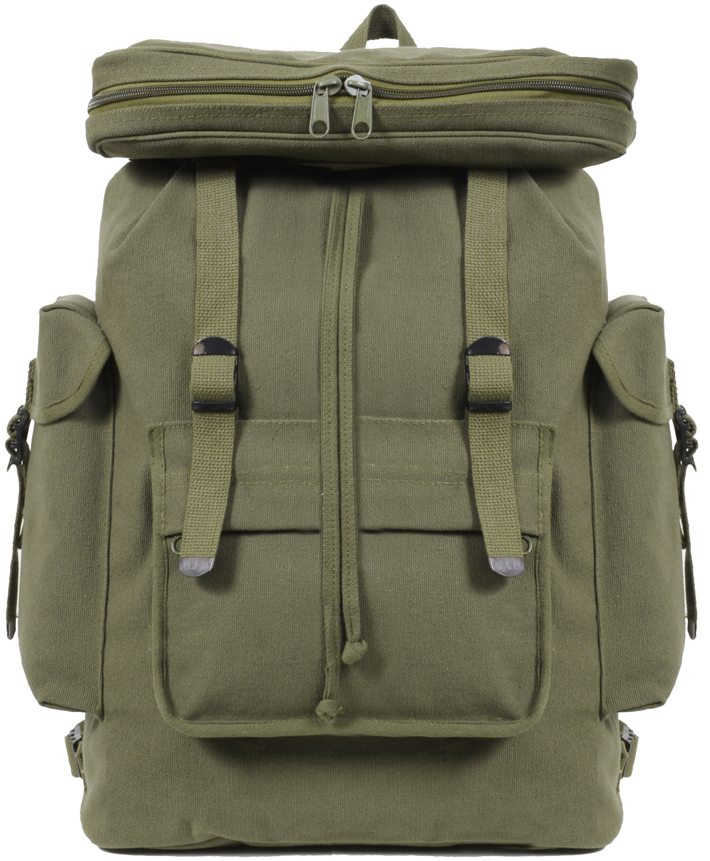 Rothco Canvas European Style Rucksack - Olive Drab
