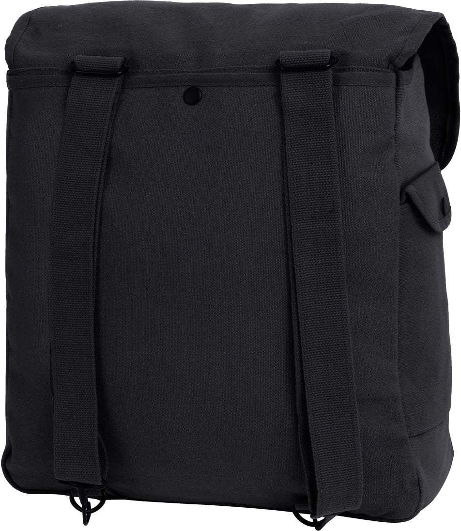 Rothco Black Canvas Jumbo Musette Bag - 2355 