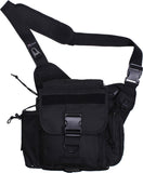 Black XL Advanced Tactical Shoulder Bag Messenger MOLLE Camo Travel Pack