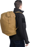 Coyote Brown Nomad Canvas Duffle Backpack
