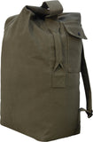 Olive Drab Nomad Canvas Duffle Backpack