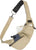 Khaki - Crossbody Large Canvas Sling Backpack Bag