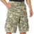 ACU Digital Camouflage -  Vintage Infantry Utility Army BDU Cargo Shorts - Heavyweight Cotton - Zipper Fly